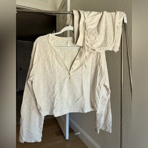 Travis Mathew tan sweater